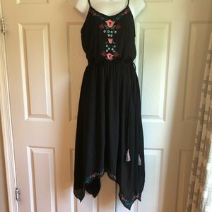 Neiman Marcus Boho Midi Sundress